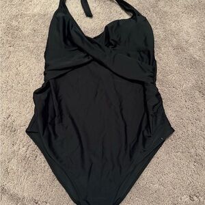 Black Halter Swimsuit